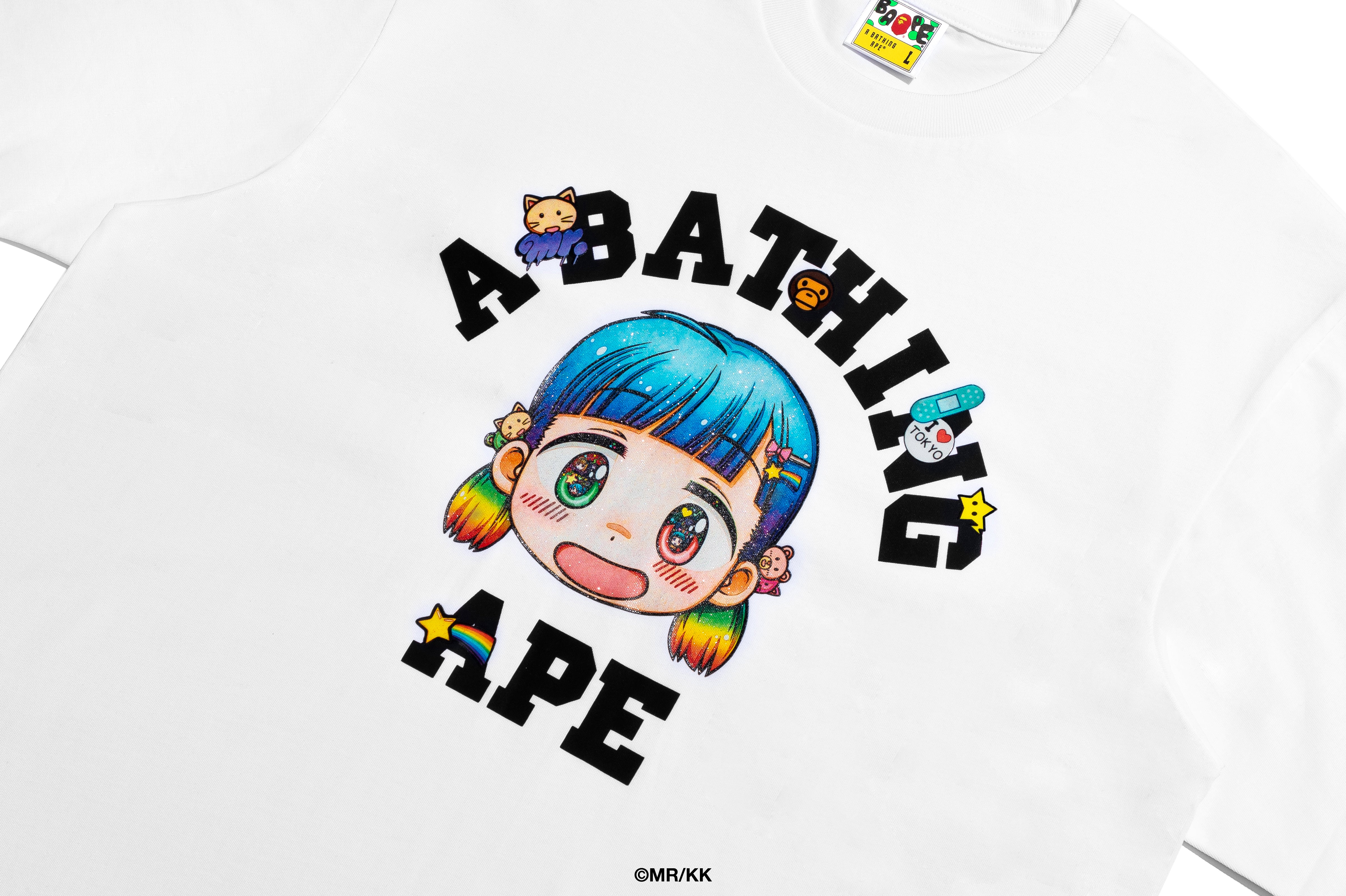 BAPE X MR. COLLEGE RELAXED FIT TEE – eu.bape.com