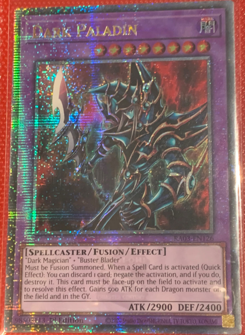 受注発送】EU版 超魔導剣士－ブラック・パラディン(25thシークレットレア)