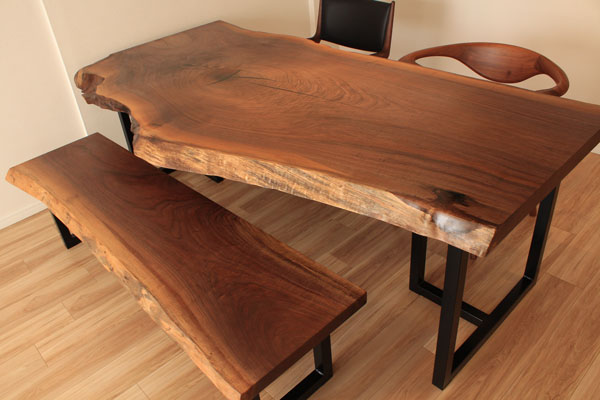 outlet】ブラックウォールナット1ユニットテーブル outlet】ブラック