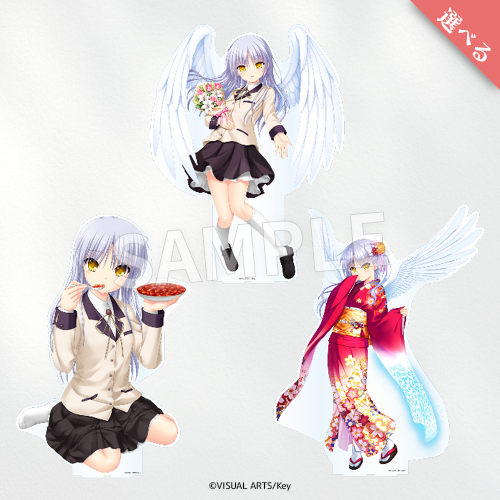 EⅠ Angel Beats! メモリアルくじ Eurekaくじ E賞 缶バッジ EⅠ Angel
