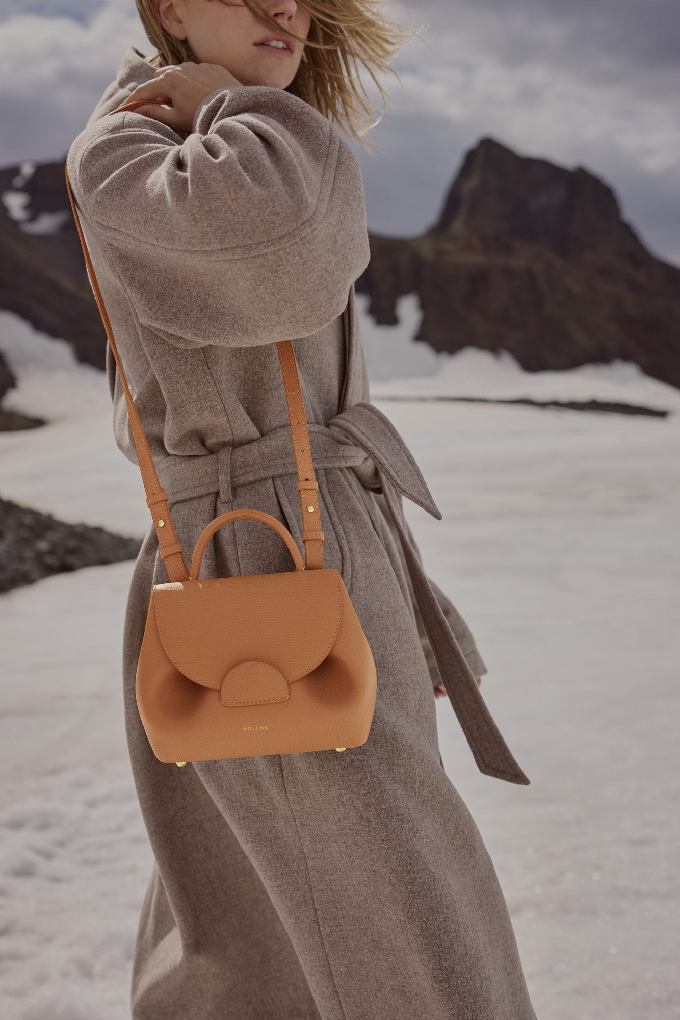 Polène | Bag - Numéro Un Nano - Textured Tan – Polène EU