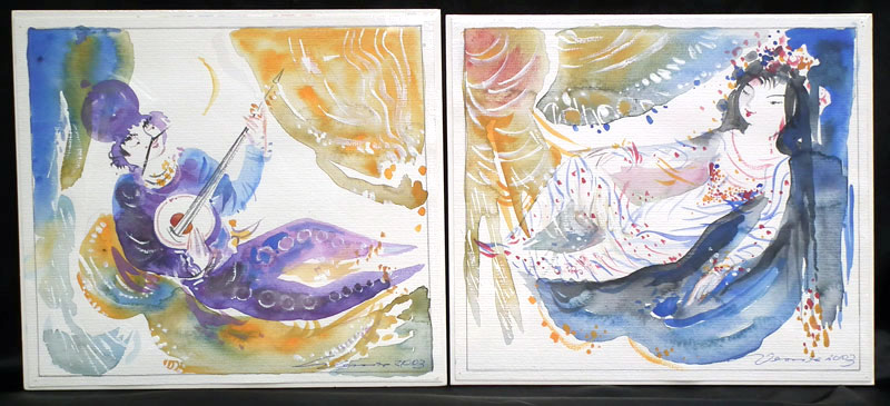 マイセン 陶板 アラビアンナイトより「パレステラス」 ユーロクラシク