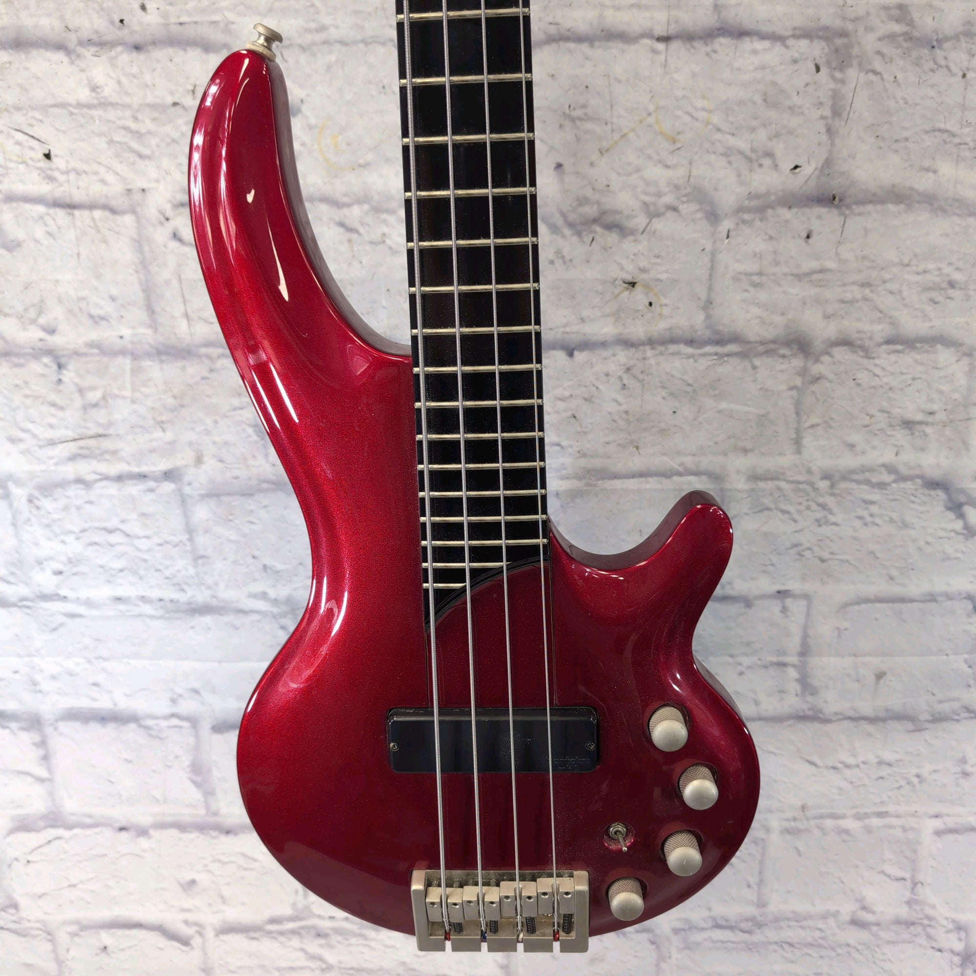 Cort Curbow 4 String MIK Bass Guitar - Red - Evolution Music