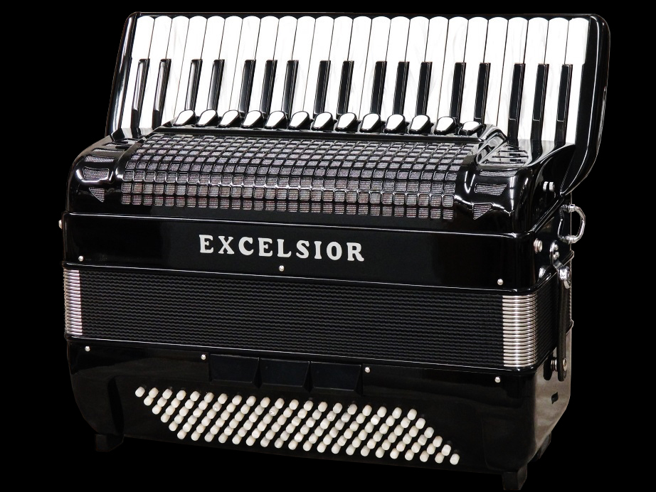 庭*修様 EXCELSIOR アコーディオン41鍵120B hz 443定評のグ EXCELSIOR
