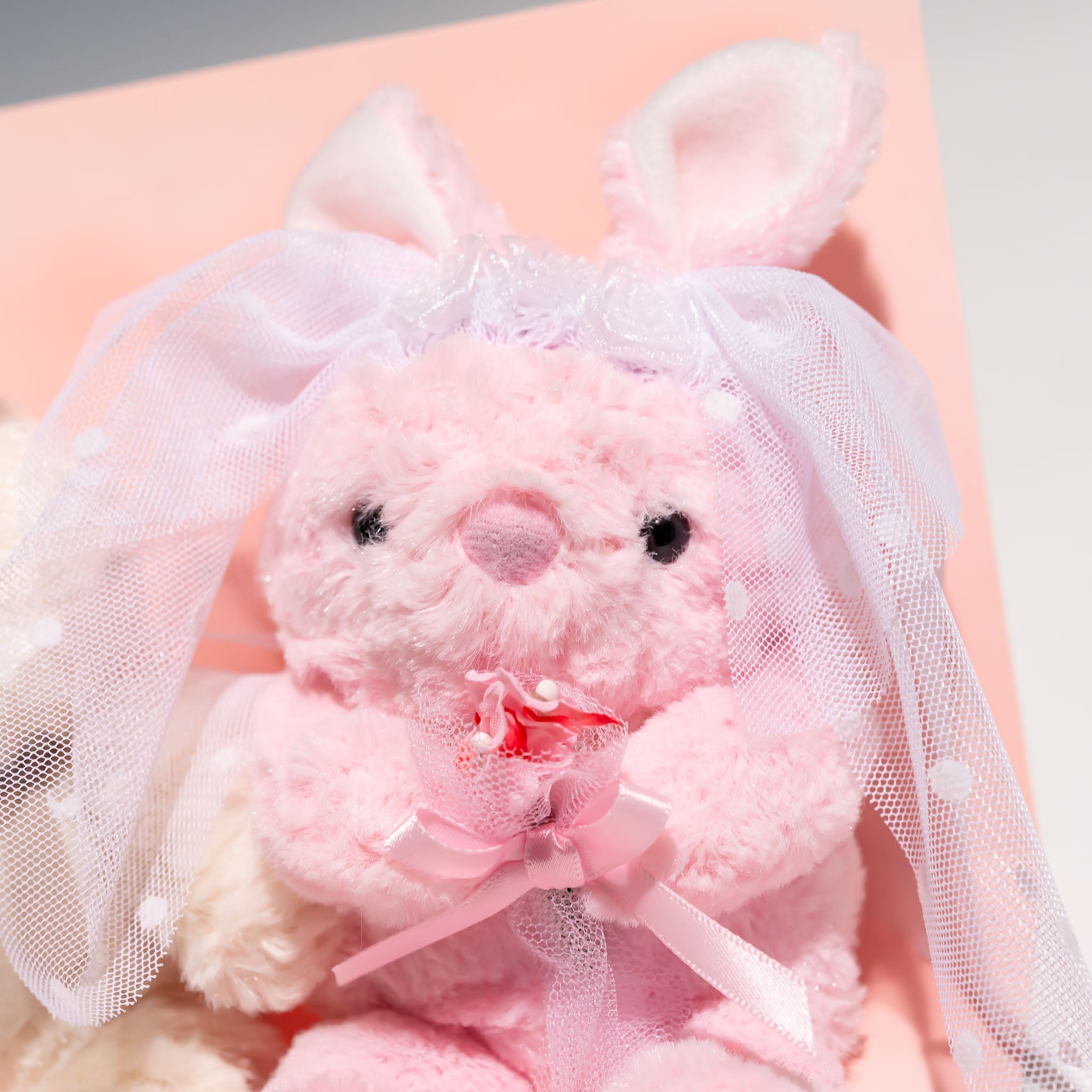 たけのこ TAKENOKO ぬいぐるみ ウェディングペア ウサギ 23503