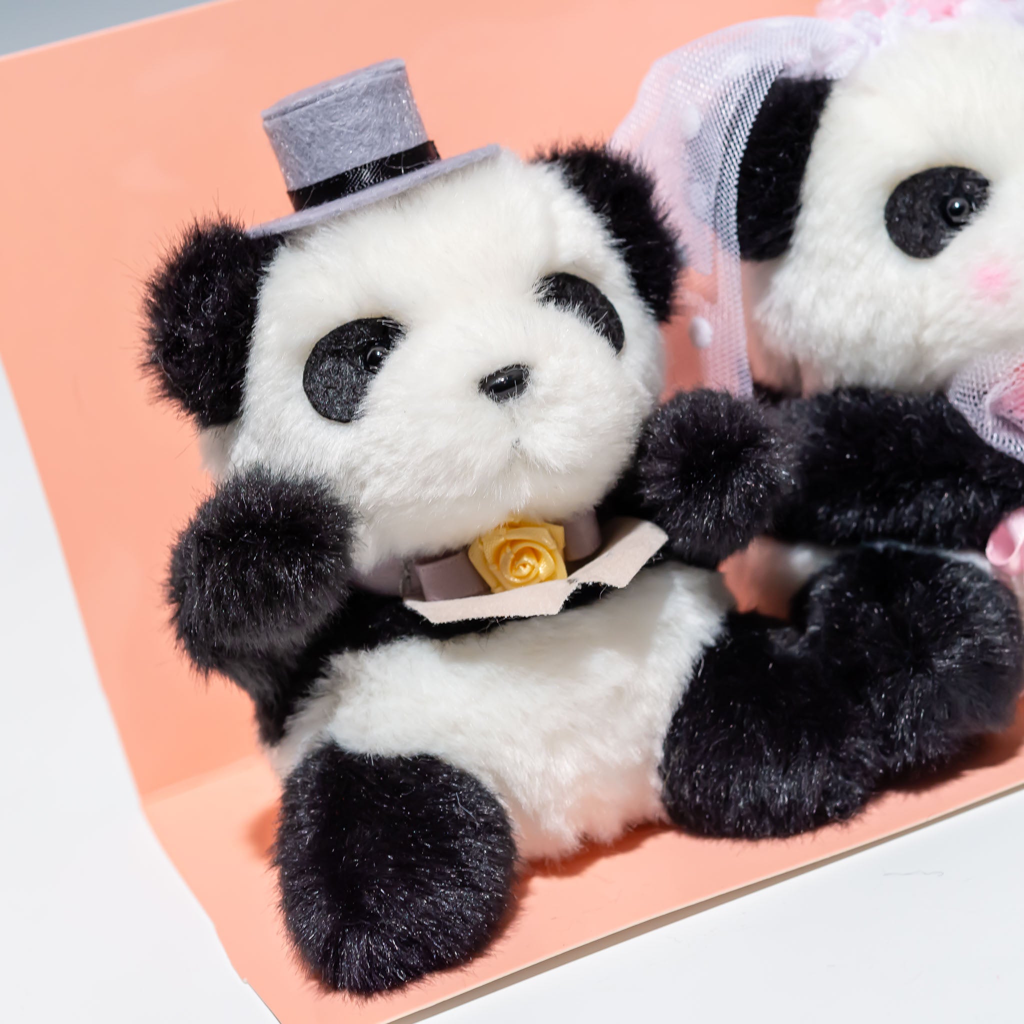 たけのこ TAKENOKO ぬいぐるみ ウェディングペア パンダ 23501