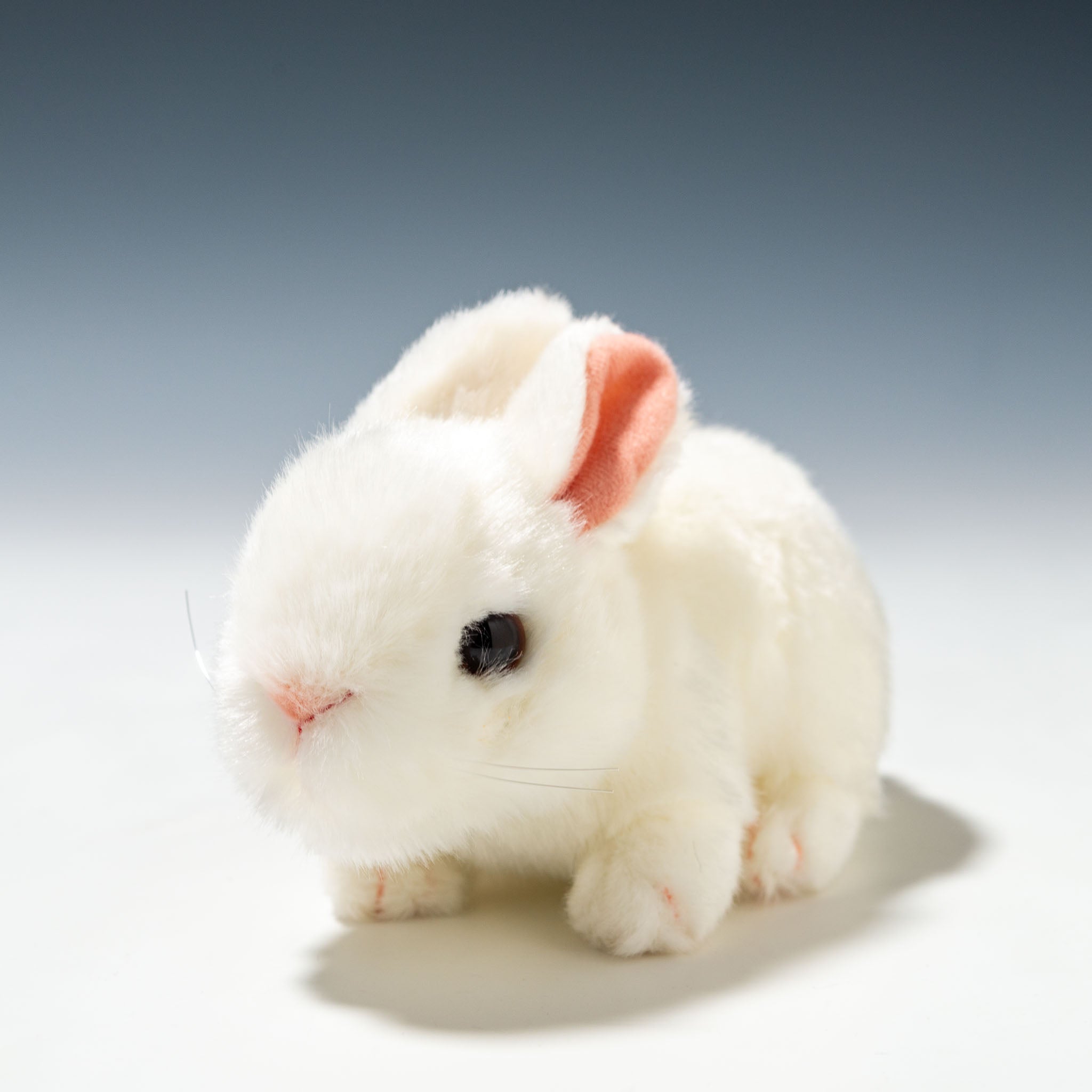 吉徳 ぬいぐるみ りくのなかまたち ウサギ ホワイト 180497