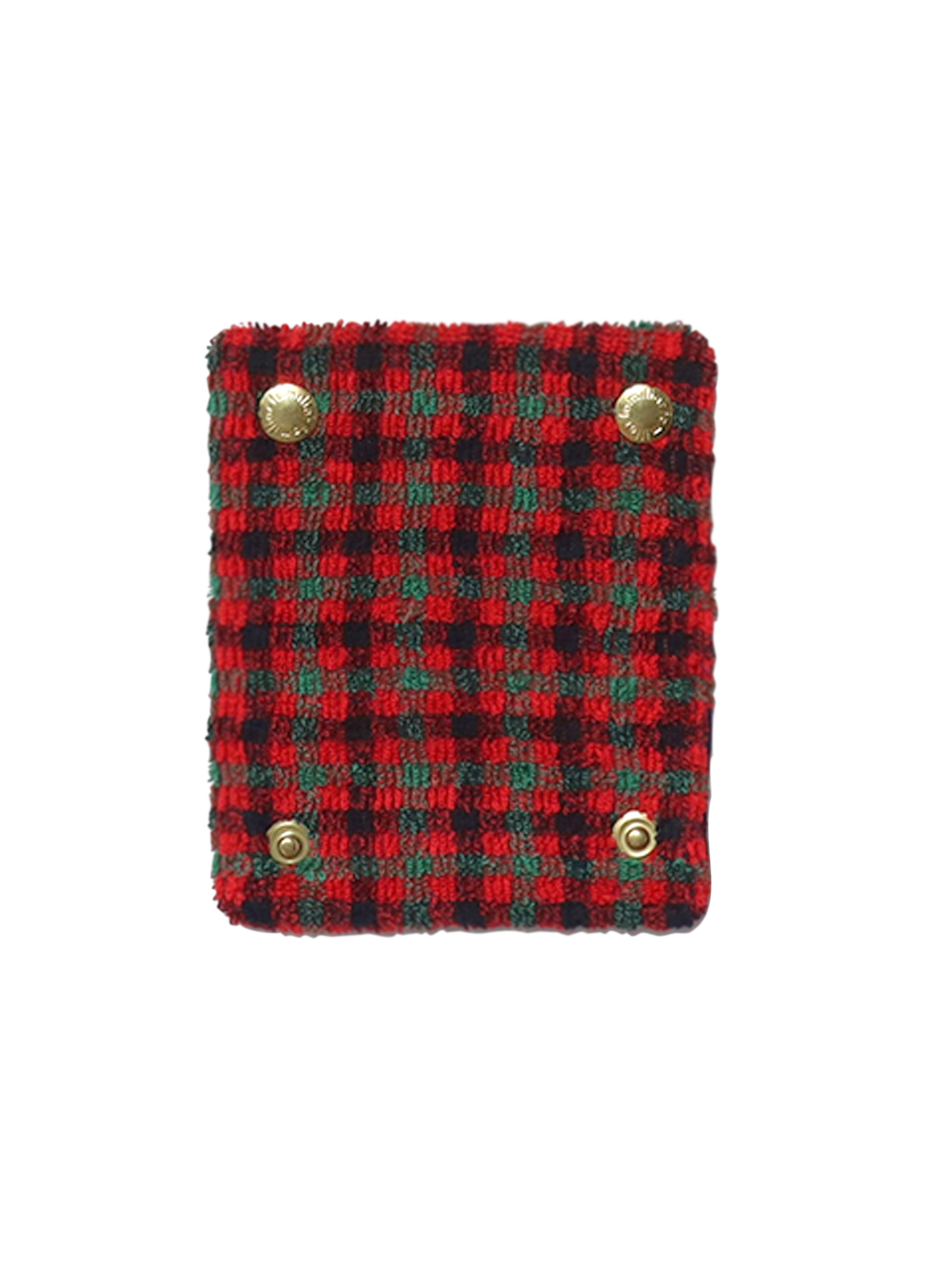 値下 ファミリアチェック iPhone13 ハンドル付き スマホケース iPhone