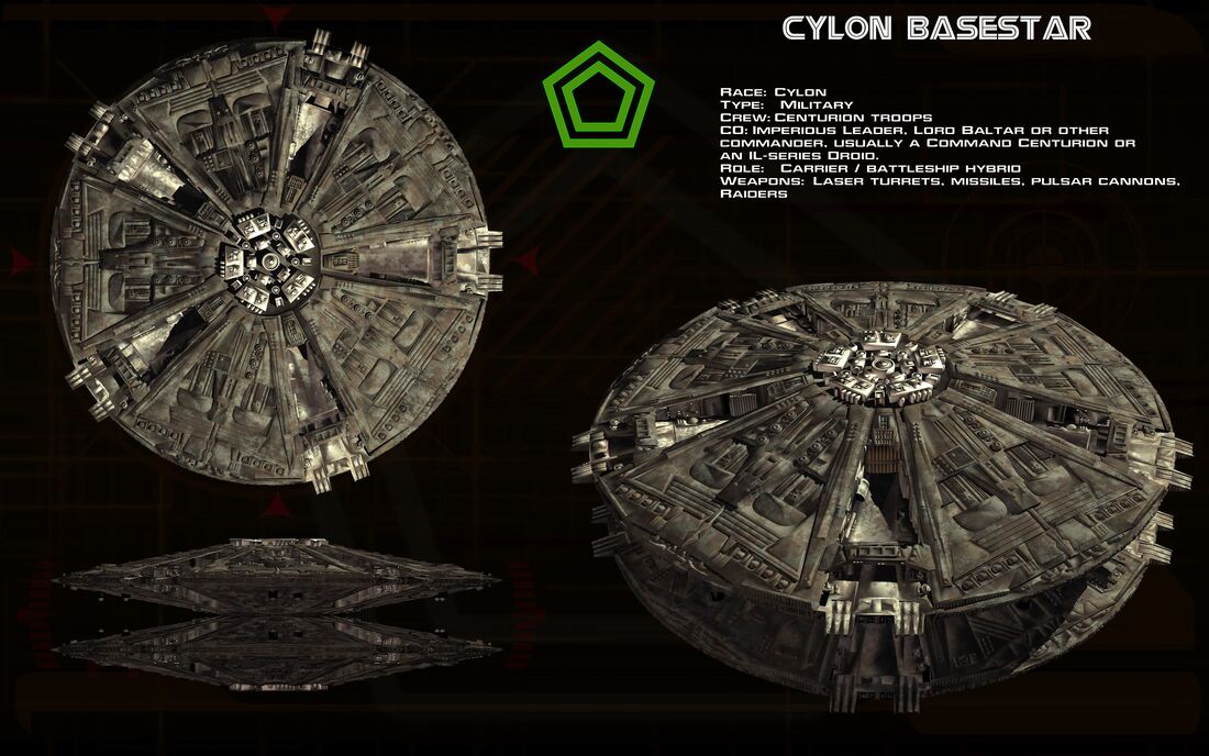 Battlestar Galactica Cylon Base Star by Monogram - Fantastic