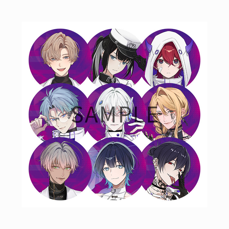 Toxic-a-Holic トキシカホリック THEキャラ 缶バッジ シアン Toxic-a