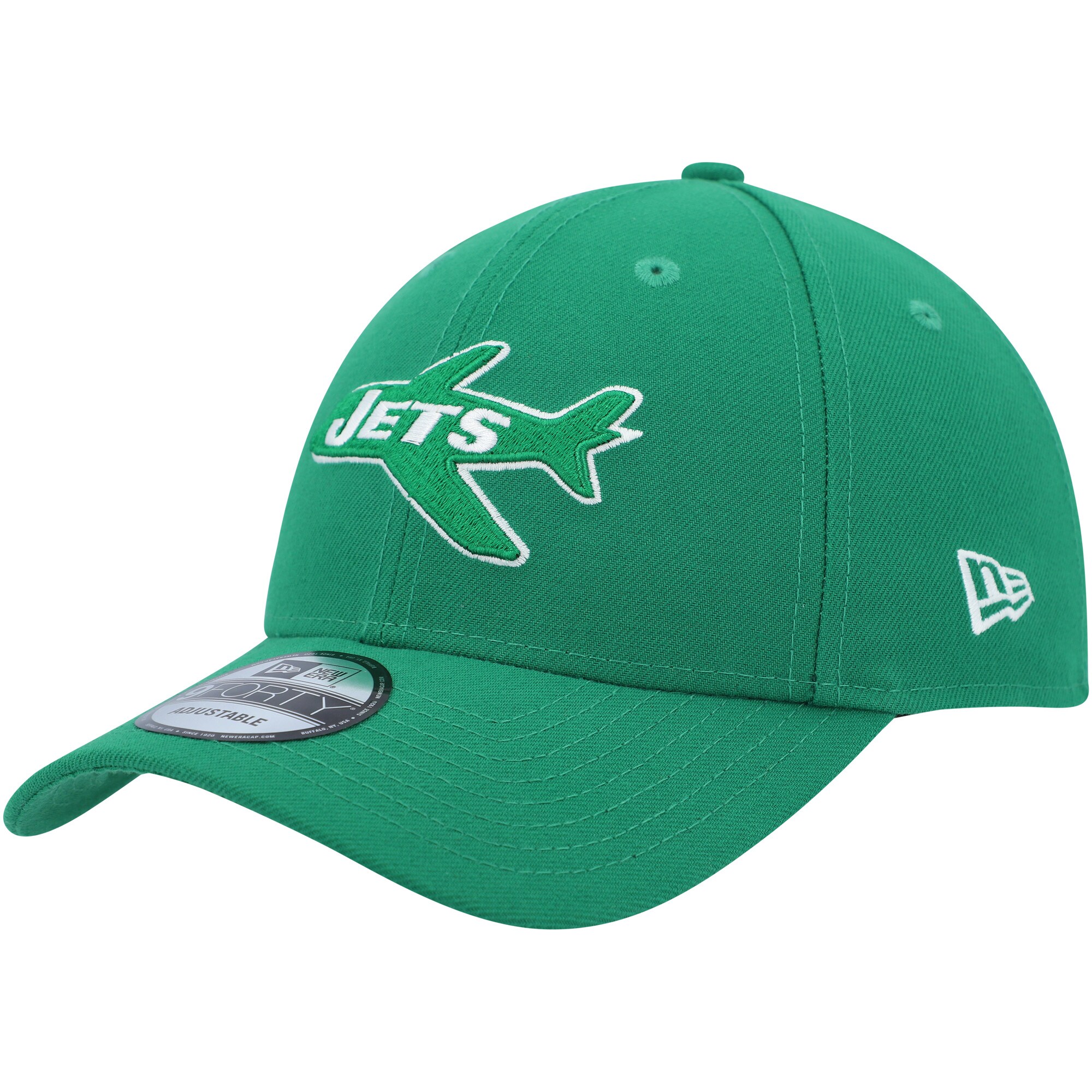 Men's New York Jets New Era Kelly Green Plane The League 9FORTY