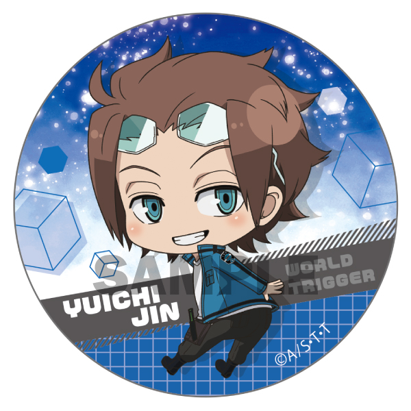 ワールドトリガー 迅悠一 缶バッジ エンタメくじ まるかく缶バッジ他33