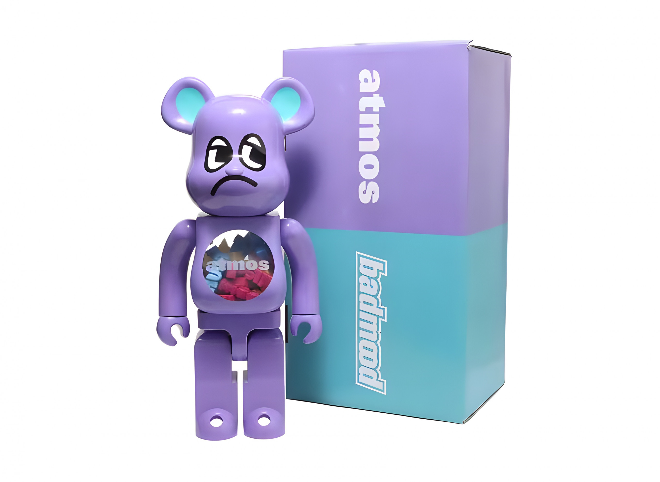 Bearbrick ATMOS x BADMOOD Be@rbrick 1000% Medicom Toy 2021