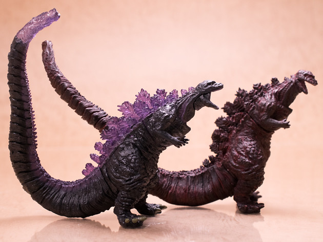 レビュー バンダイガシャポン HGゴジラ2017 シン・ゴジラとゴジラ1995