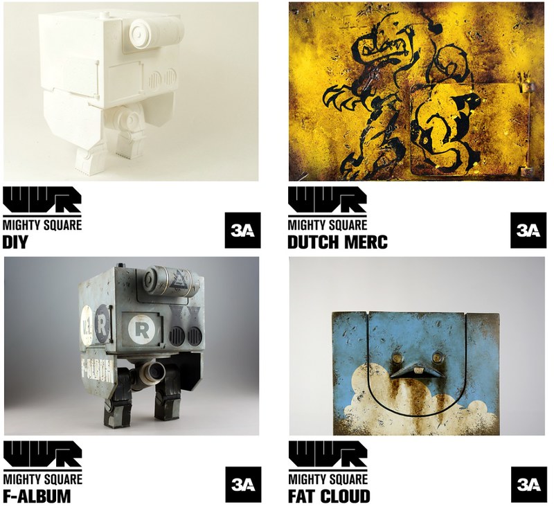 WWR JDF Mighty Square 「WORLD WAR ROBOT」 Mighty Square ThreeA