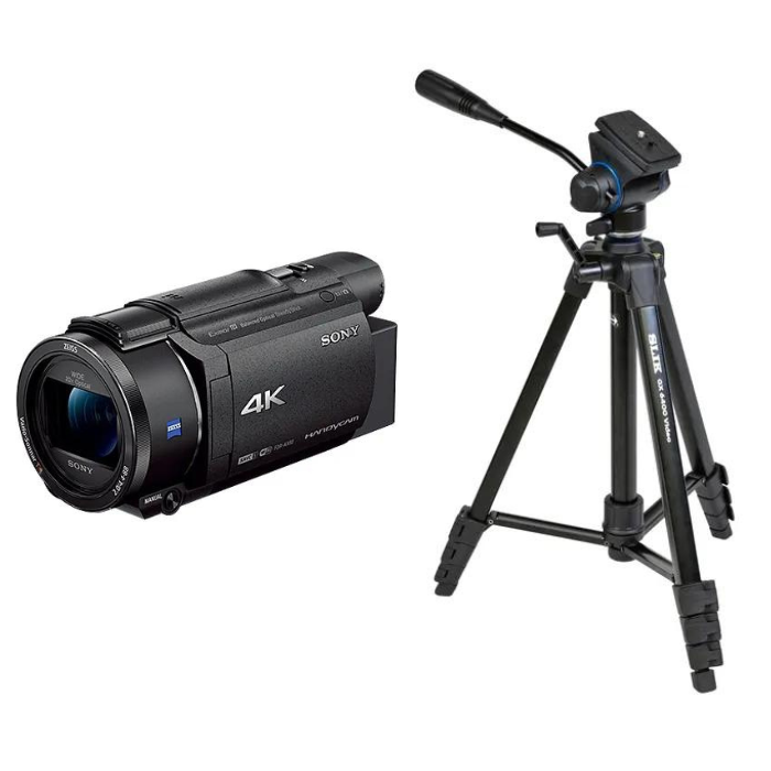 レンタル] ソニー 4Kビデオカメラ FDR-AX60 + 三脚 GX6400 Video