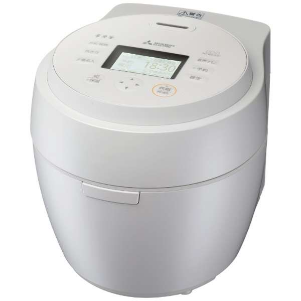 レンタル] [5.5合炊き] 三菱電機 本炭釜 紬 NJ-BW10F ジャー炊飯器 白