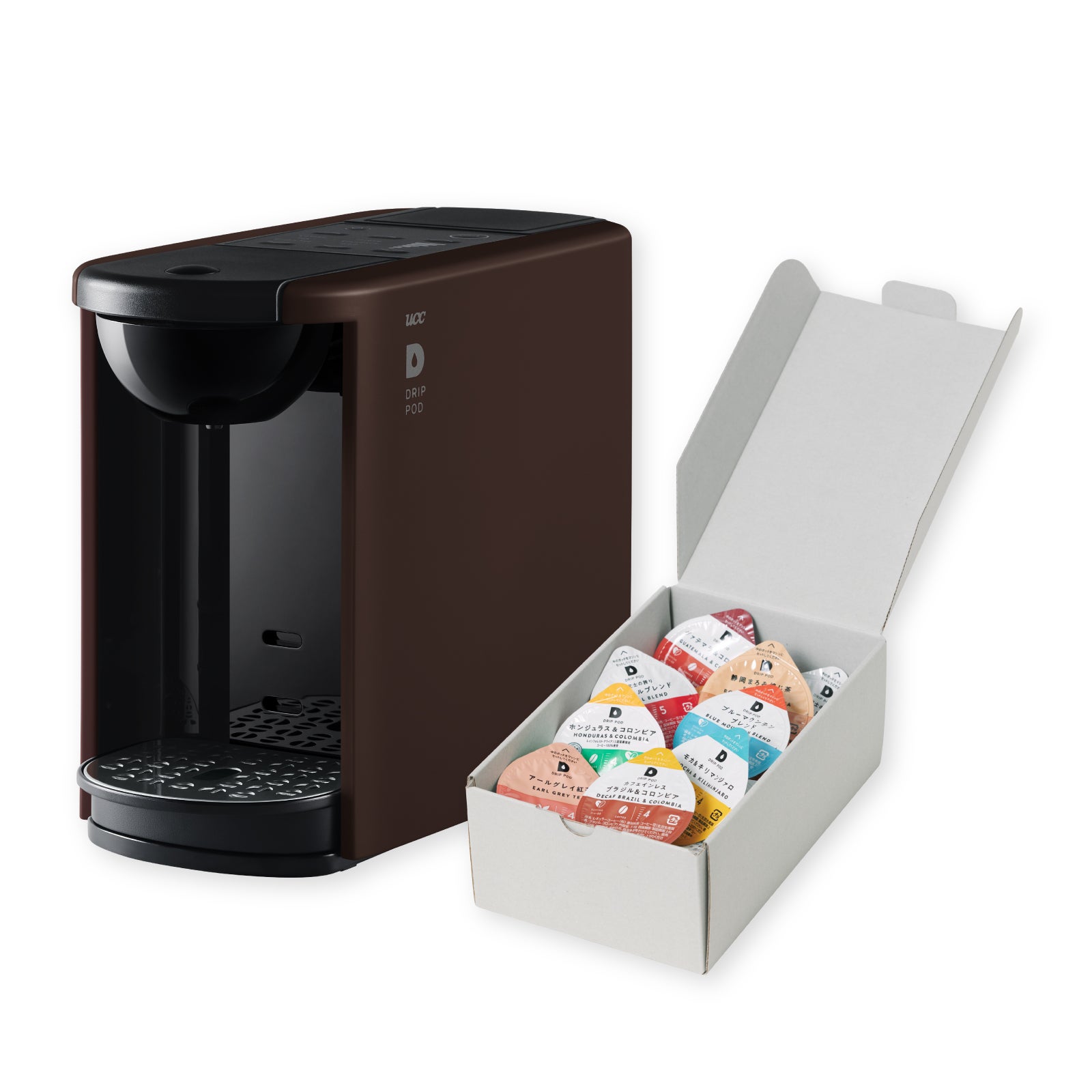 レンタル] UCC ドリップポッド DP3(コーヒーカプセルセット) ブラウン