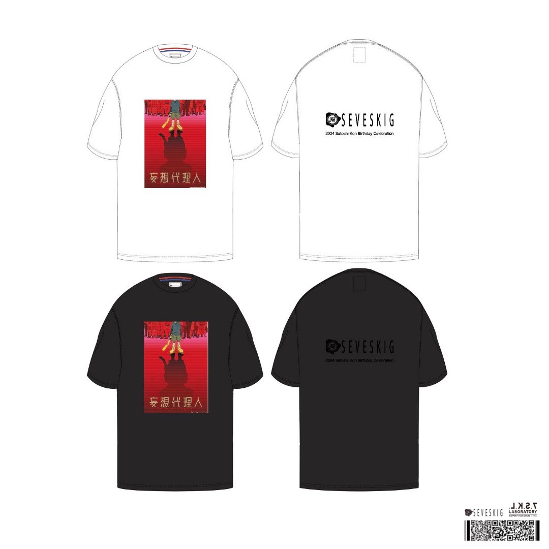 セヴシグが「パーフェクト・ブルー」「千年女優」のTシャツを限定発売