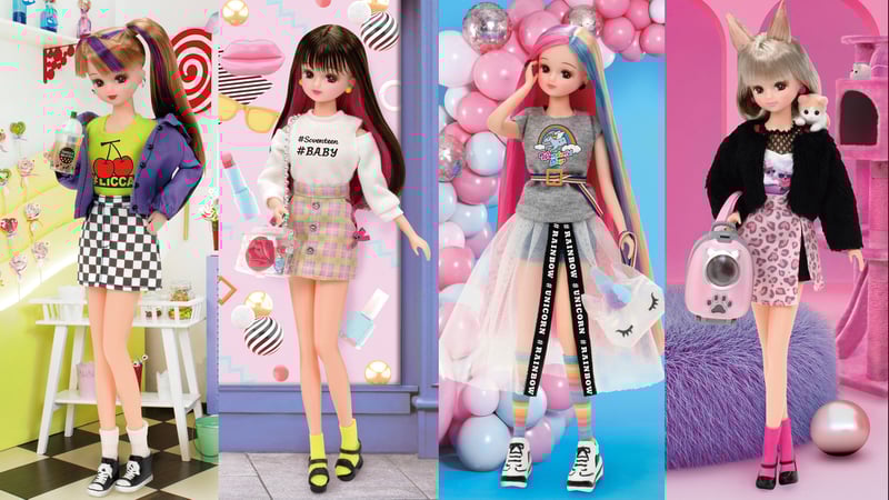 リカちゃんが17歳の女子高生に、トレンドを取り入れた新シリーズ