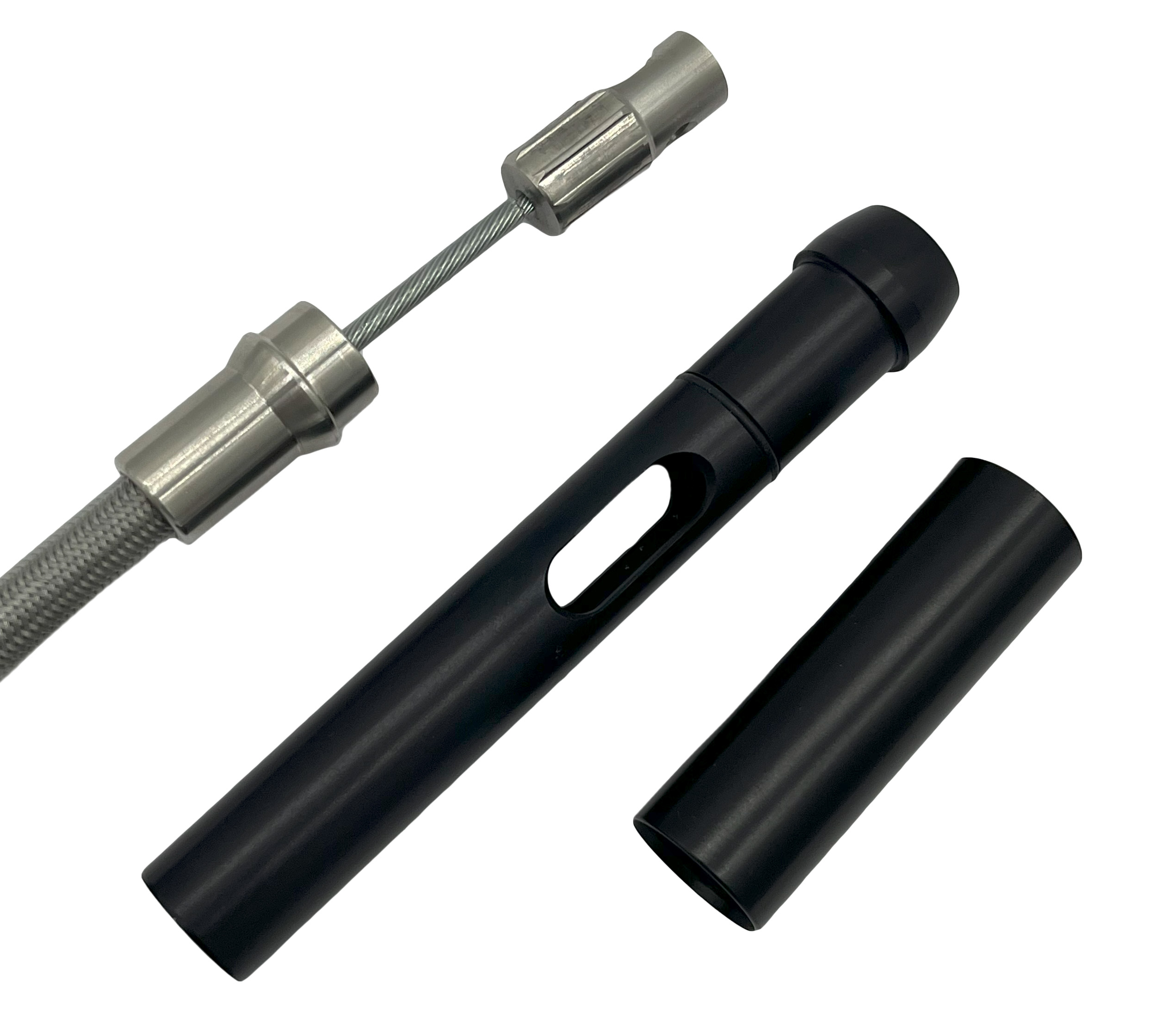 EZ Install Stainless Braided Upper Clutch Cable (Stock Length