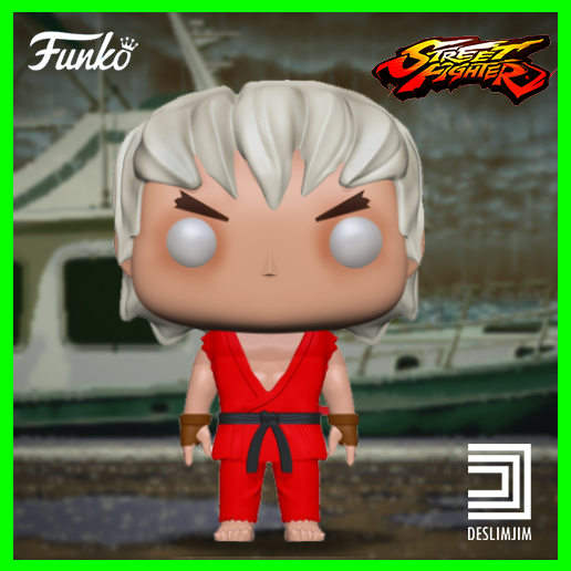 🇷🇺 VIOLENT KEN - STREET FIGHTER FUNKO POP・ 3D File for 3D