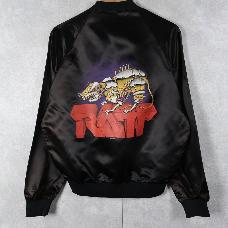 80s 80年代 ラット 音楽 ミュージック バンド スタジャン 黒 ブラック