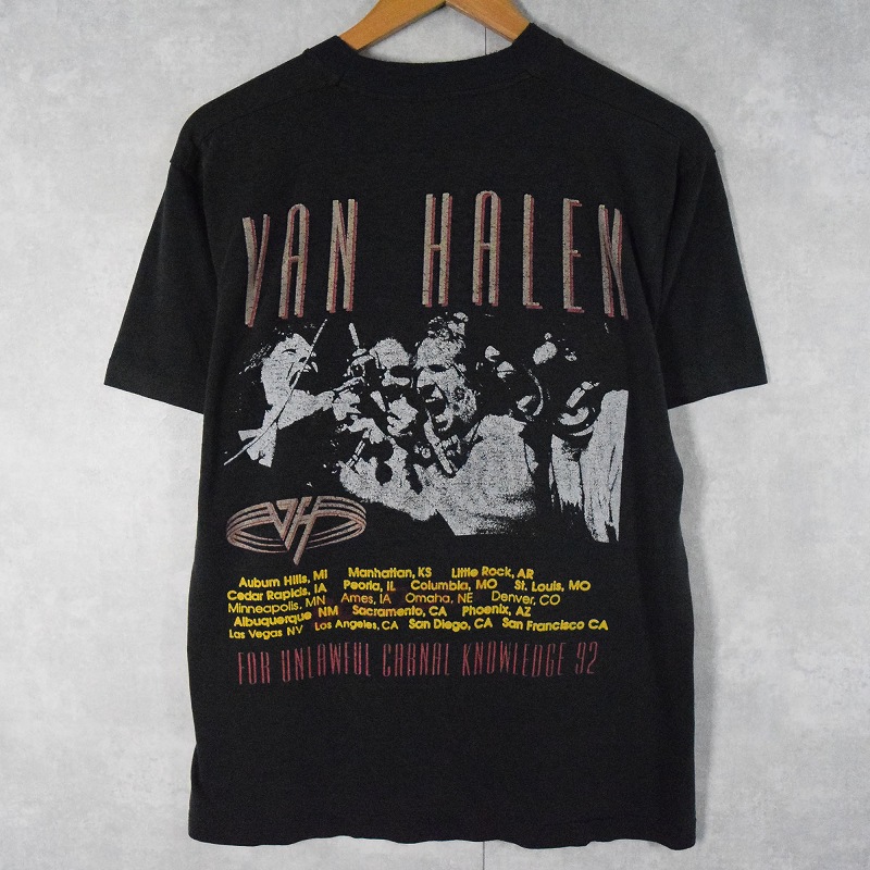 90年代 90s ヴァンヘイレン バンT ミュージック 音楽 ブラック 黒