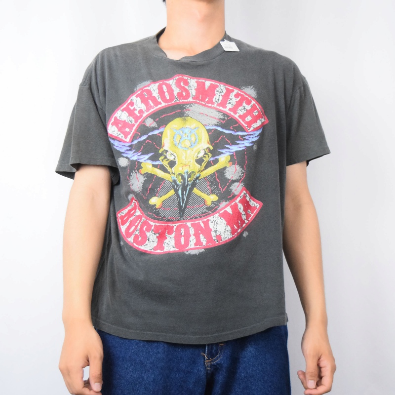 90年代 90s エアロスミス パスヘッド バンT ミュージック 音楽