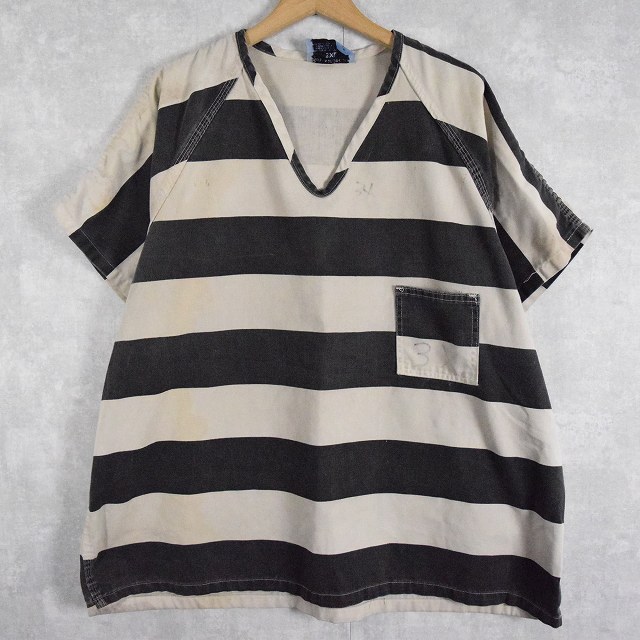 ミリタリー 囚人 半袖 ボーダー | ビンテージ古着屋Feeet 通販 名古屋