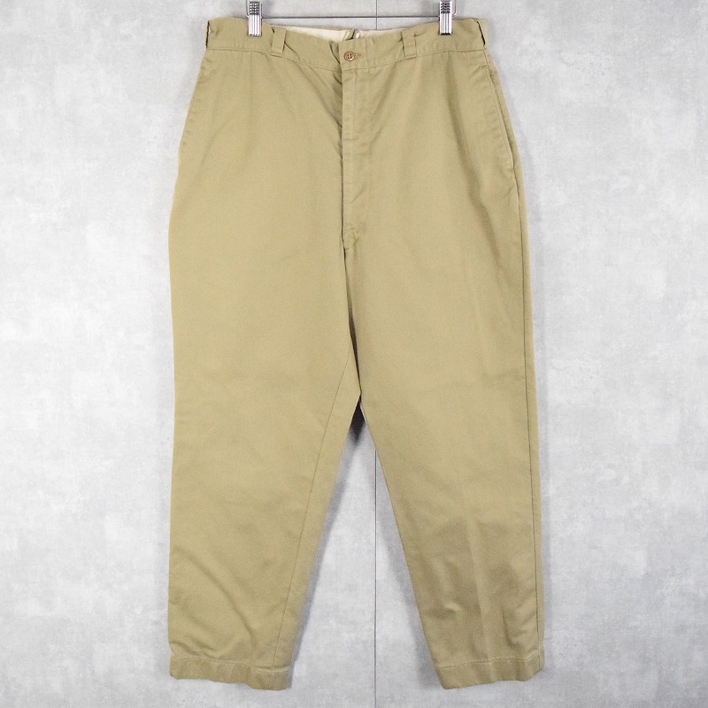 60年代 60s アメリカ軍 米軍 海兵隊 ベージュ チノパン | ヴィテージ