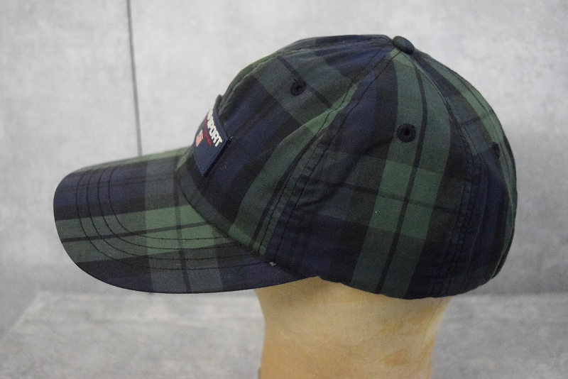 90s 90年代 ポロラルフローレン スポーツ ポロスポーツ 帽子 青 ブルー