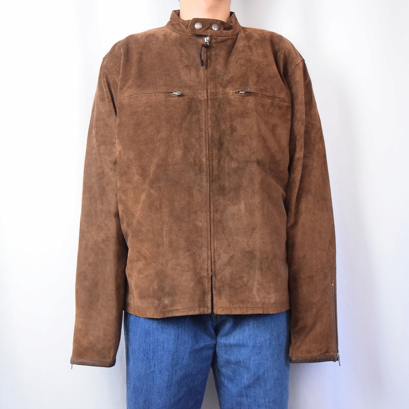 ポロ ラルフローレン 茶色 ブラウン 革ジャン 本革 レザージャケット