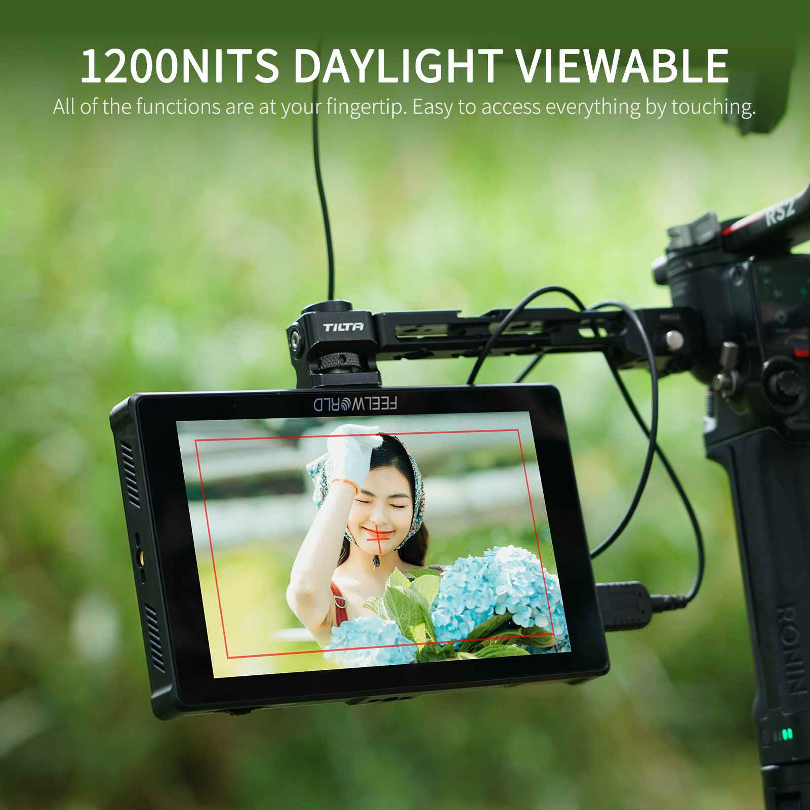 FEELWORLD F7 PLUS 7インチ 1200nit DSLRカメラフィールドモニター