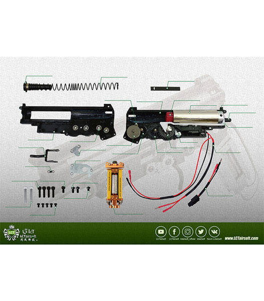 ミリタリーショップ Fellowes / LCT 本体 SVD AEG 電動ガン(Wood/JPVer)