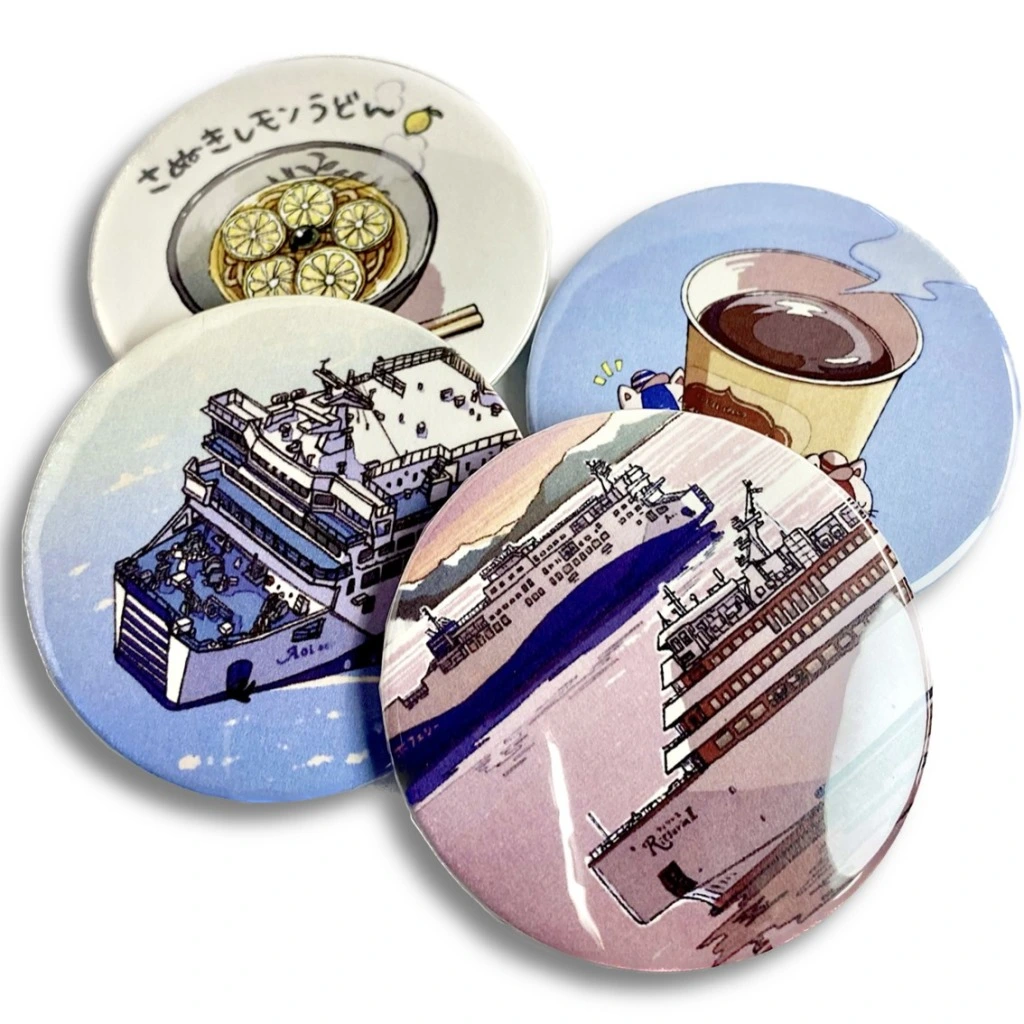 ◇匿名配送◇ kyne adaptation 福岡美術館 限定販売缶バッジ 2025年