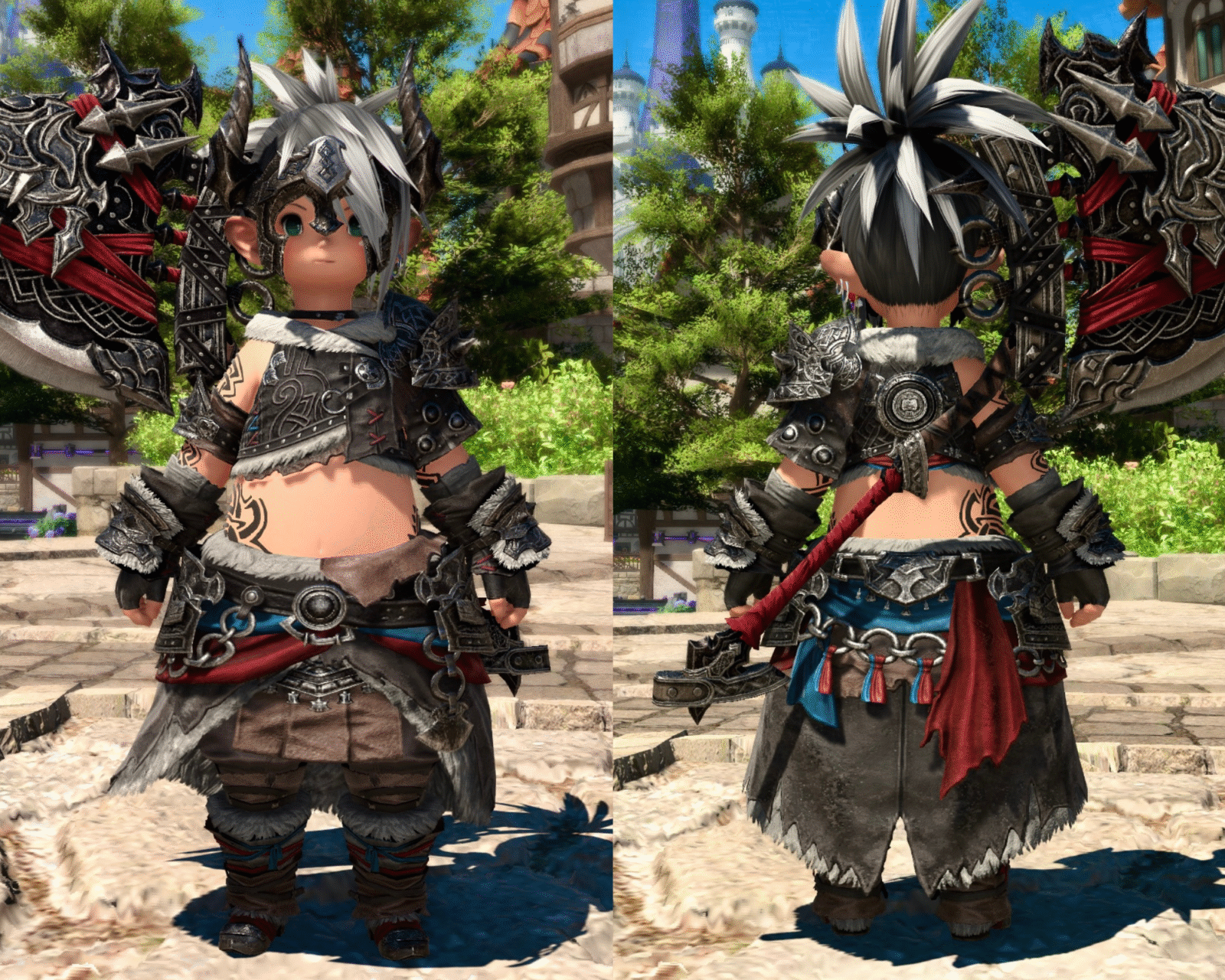 Wild Horn Primitive Equipment Warrior AF6 “Agoge” (Lalafell Male