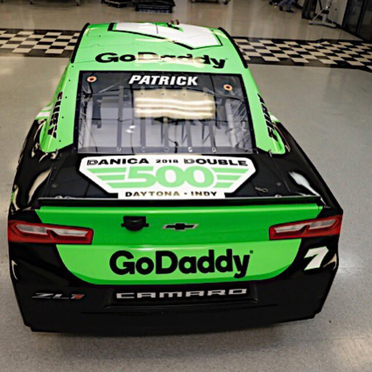 ダニカ・パトリック #10 GoDaddy ミニカー 1/24 2014年 ダニカ