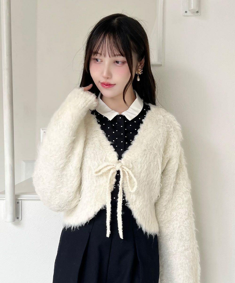 ポワルフェザーニットボレロ/F i.n.t [55AJ06j006] | F i.n.t公式通販