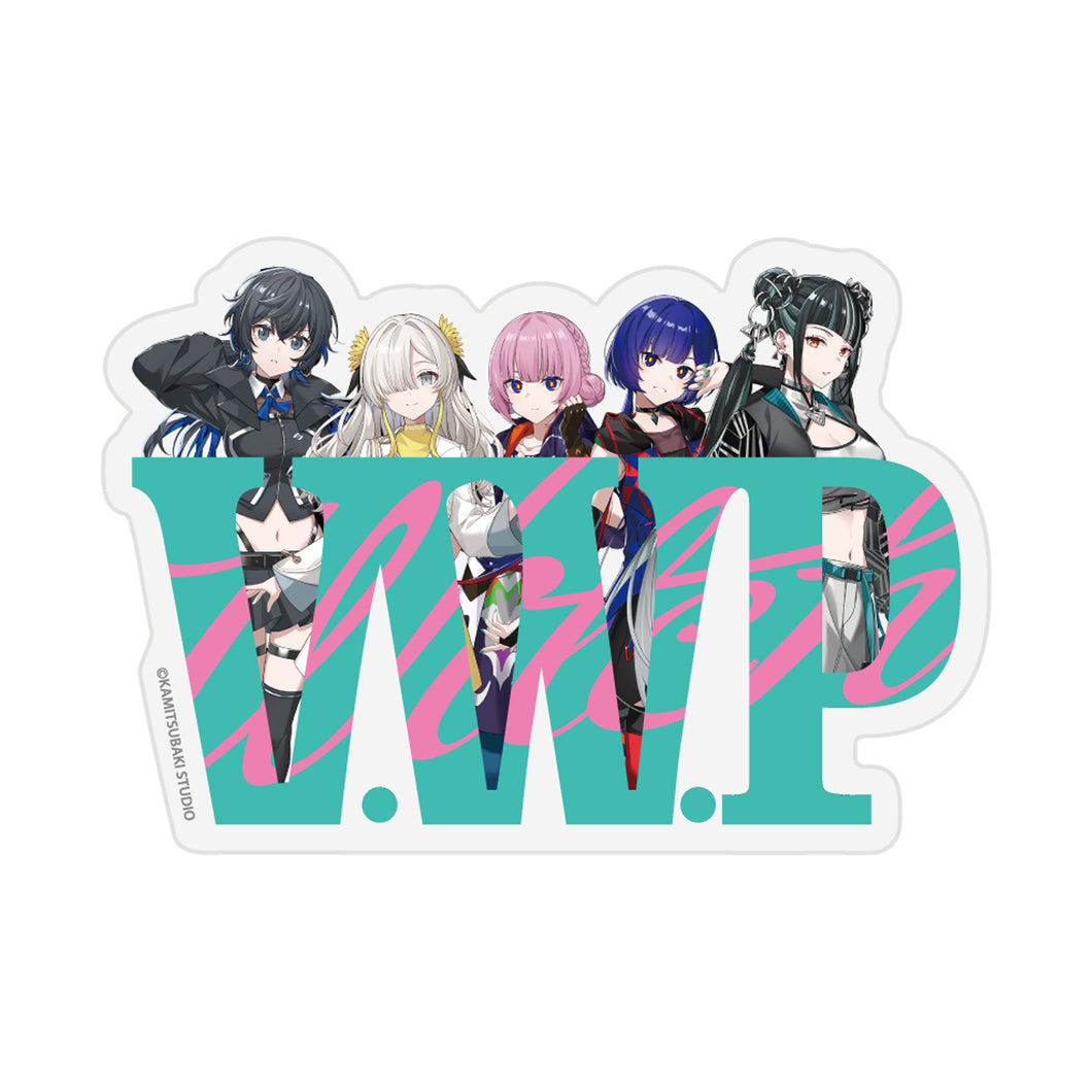 V.W.P】アーティストネームアクリルブロック V.W.P／KAMITSUBAKI FES