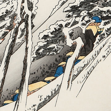 亀山 雪晴 東海道五十三次 歌川広重 復刻版浮世絵 – 岩下書店｜復刻版