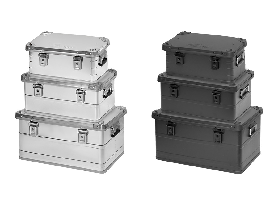 FIELDOOR（フィールドア） | アルミコンテナボックス ブラック S/M/L