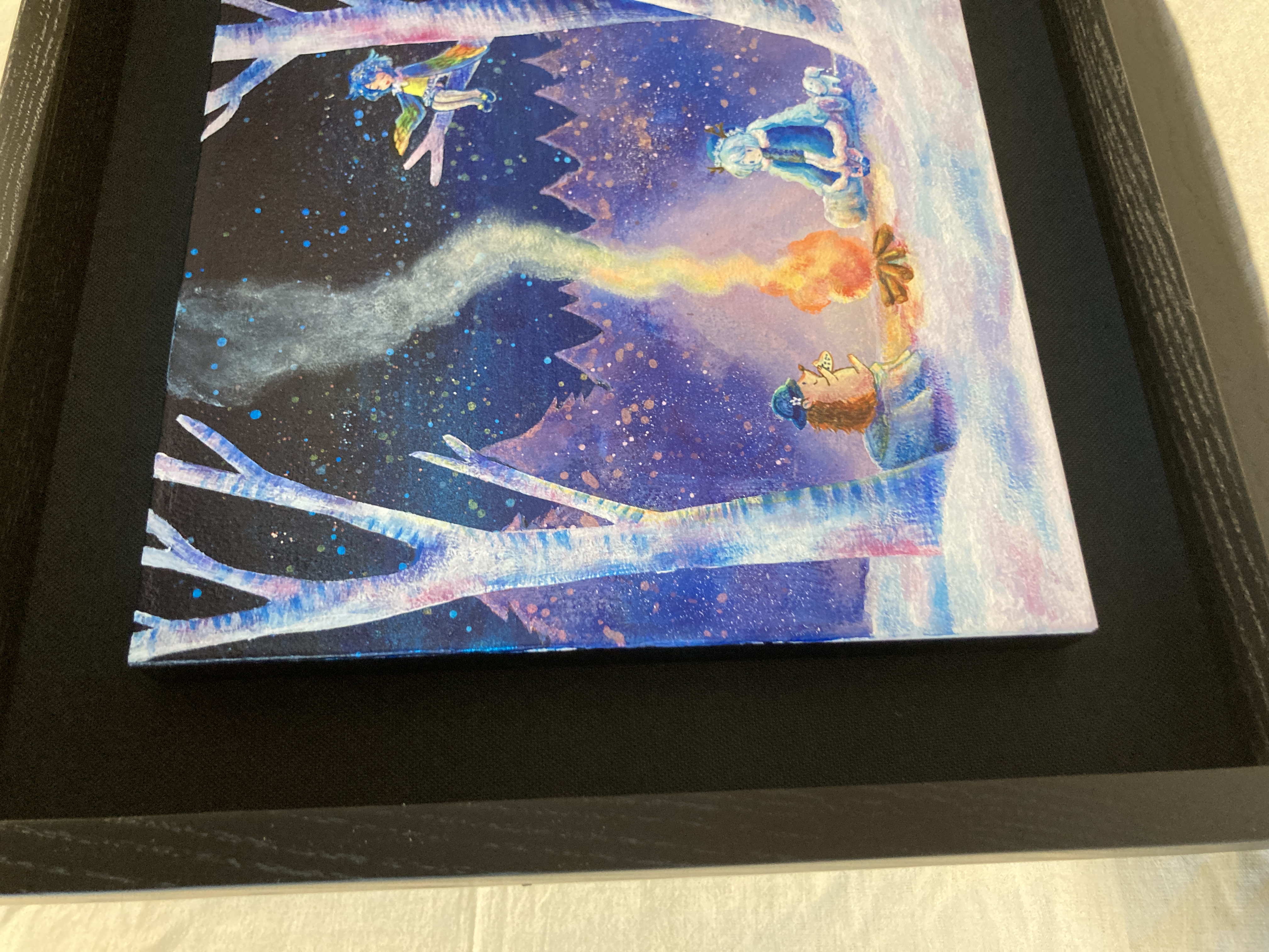 これもあたたかい？ F4号正方形額付 by 宮本明香 - 絵画販売・購入