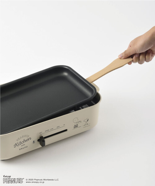 FS】PEANUTSコンパクトホットプレート エクリュの通販 | BRUNO online