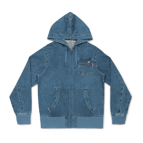 カラーデニム ZIPパーカー｜ランドリーTシャツ公式通販