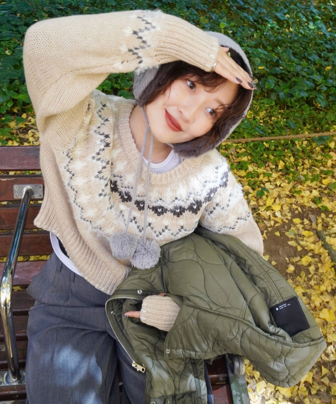 ノルディック柄ニット｜PETAL ONLINE（ペタルオンライン）