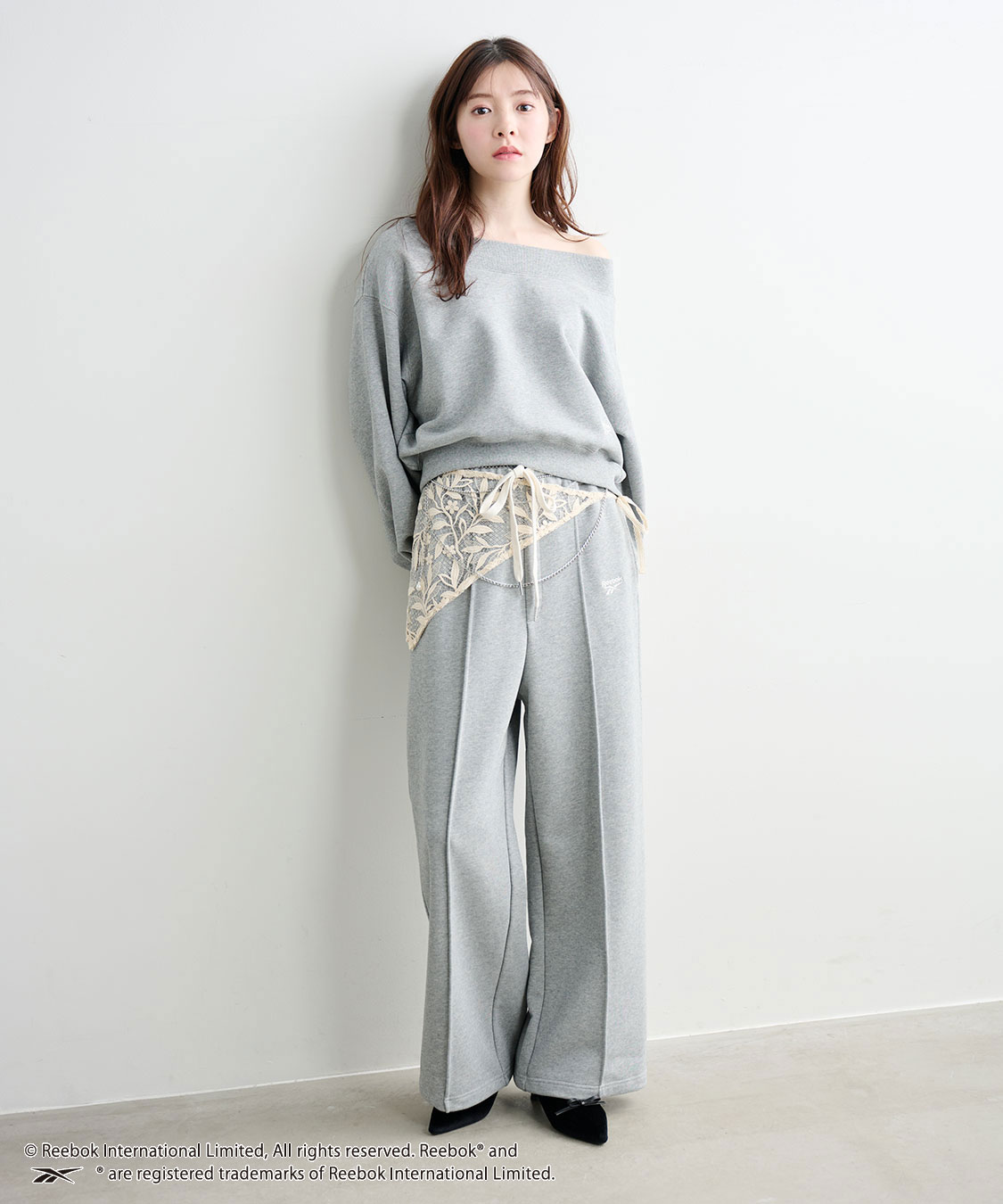 COCO DEAL/Reebok》スウェットワイドパンツ｜PETAL ONLINE（ペタル