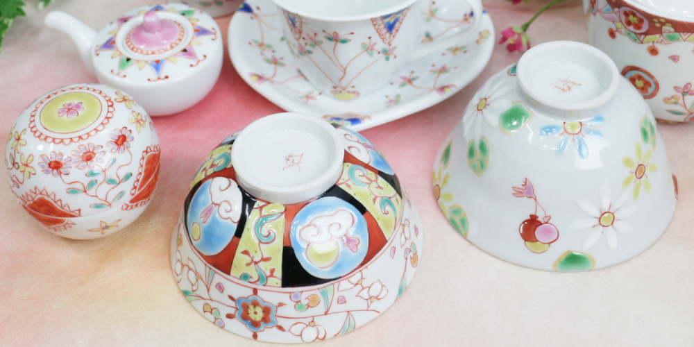 九谷焼】【値下げ】未使用 茶器 酒器 カップ 皿 一輪挿し セット