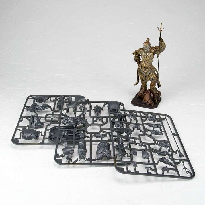 ARTPLA” プラスチックモデルキット四天王像、最後の守護神「広目天」が