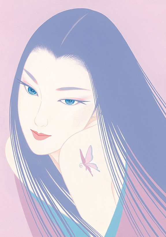 紫の姫 | 鶴田一郎アートストア ICHIRO TSURUTA official art store